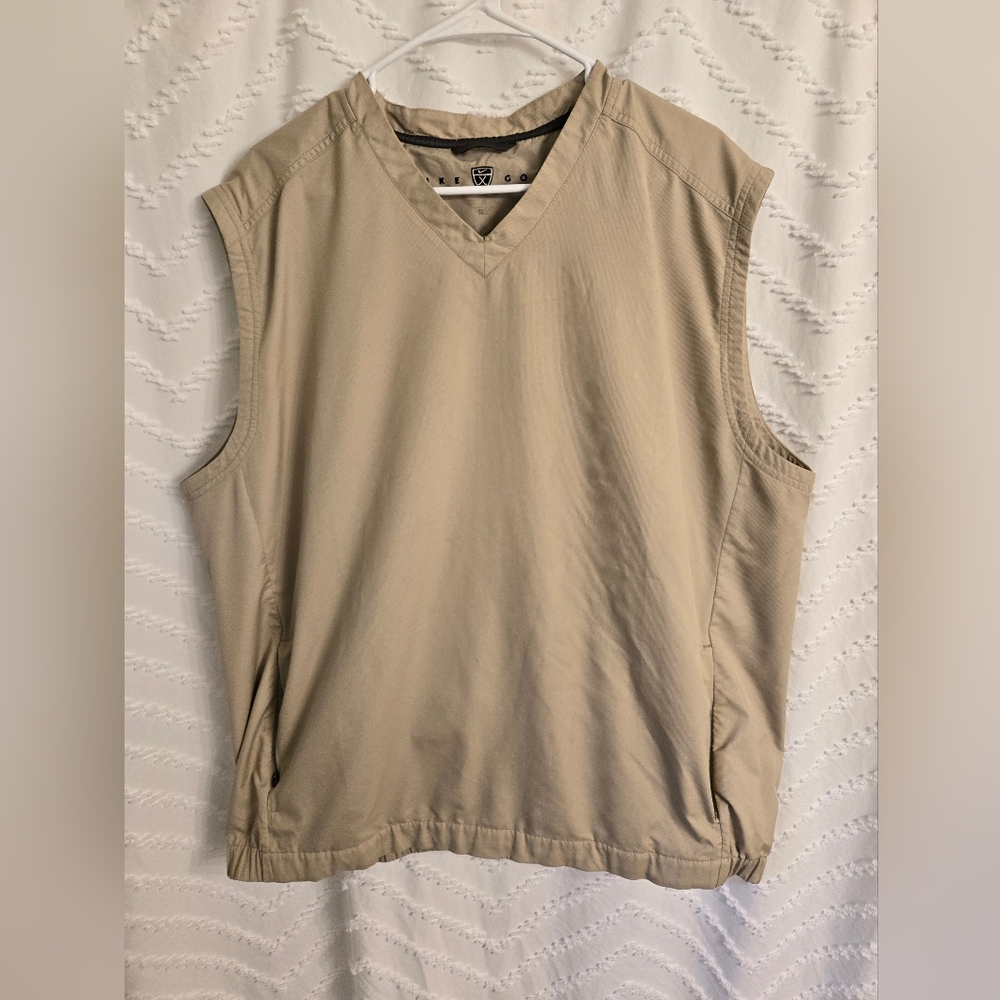 Nike Golf Beige Sleeveless Top Vest